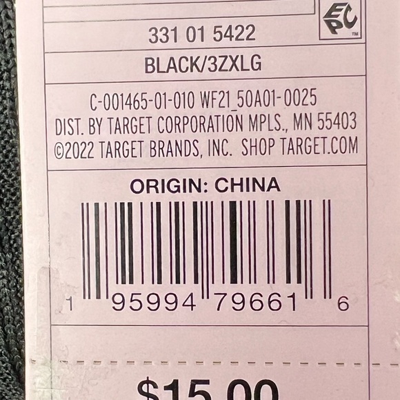 WILD Fable Cropped Rib Knit Long Sleeve V-Neck Top - Picture 7 of 7